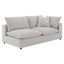 Marisa - Modular RF Loveseat With 2 Pillows - Beige Boucle by Unique Piece Furniture