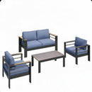 Outdoor Patio Set, All-Weather With Thick Cushions by HouseOfZazla