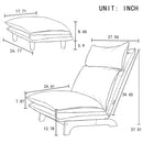 Single Lazy Sofa Chair Leisure Foldable Reclining Chair by HouseOfZazla