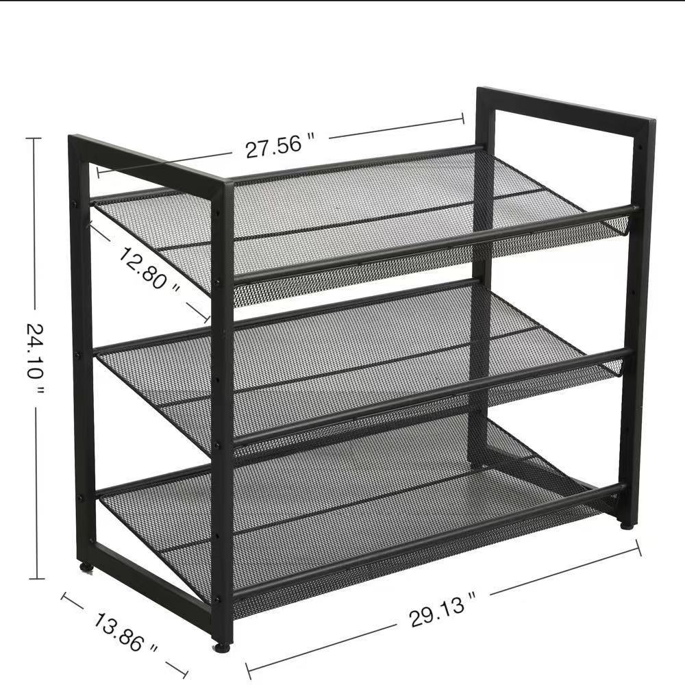 3-Tier Adjustable Shoe Rack, photo 5 of 10