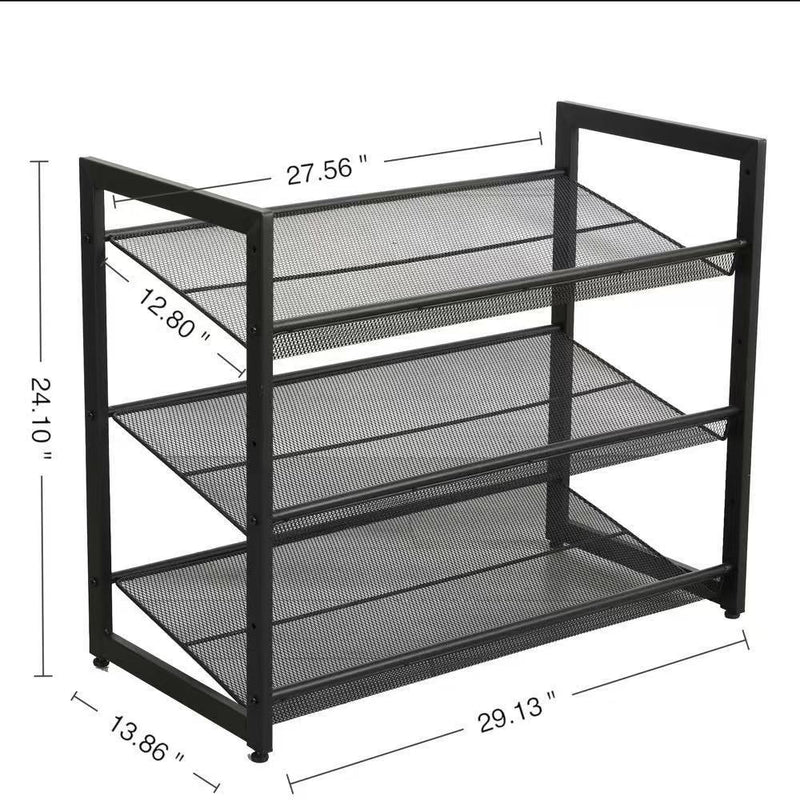 3-Tier Adjustable Shoe Rack, photo 5 of 10