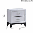 Glasgow - Nightstand With English Dovetail Drawers by Unique Piece Furniture