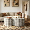 Set of 2 Round Coffee Tables