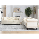 3-seater + 3-seater Combination sofa.Beige Velvet(W834S00063)