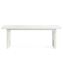 Rectangular Dining Table For 6 - 8 People With Pedestal Base by HouseOfZazla