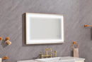 36x24 LED Lighted Bathroom Wall Mounted Mirror with High Lumen+Anti-Fog Separately Control
