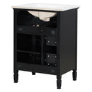 24-Inch Bathroom Vanity with Sink and Solid Wood Cabinet by HouseOfZazla