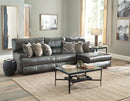 Como - 3 Piece Italian Leather Match Reclining Sectional by Unique Piece Furniture