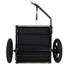 Outdoor Heavy Duty Collapsible Pet Bike Trailer with 16-Inch All-Terrain Wheels
