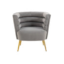 Accent Chair, leisure single chair with Golden feet
