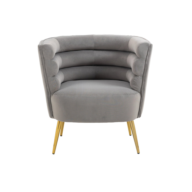 Accent Chair, leisure single chair with Golden feet