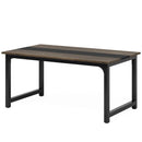 Large Computer Desk With Steel Frame for Home Office Workstation by HouseOfZazla