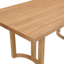 69 Inches Dining Table (Natural) by HouseOfZazla