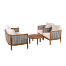 Outdoor Unique Tub Design 4-Seat Sofa Set with Woven Rope by HouseOfZazla