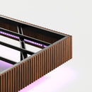 Floating Bedstead With Charging Station And LED Lights by HouseOfZazla