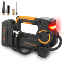 Cordless Tire Inflator with LED Light for Cars & Bikes by LJGDeals