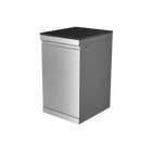 Storage Cabinet Stainless Steel Outdoor Kitchen Islands Left Open by HouseOfZazla