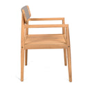 Patio Set Outdoor Acacia Wood Furniture Sets - Braided Dining Chairs & Dining Table by HouseOfZazla