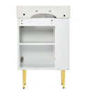 Bathroom Vanity, Combo Cabinet, Bathroom Storage Cabinet, Single Ceramic Sink by HouseOfZazla