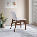 Gusto - Dining Chair (Set of 2) - Brown / Light Gray by HouseOfZazla