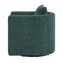 Sutton - Swivel Barrel Chair - Peacock