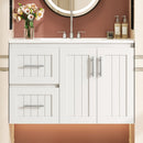 Wall Mounted Bathroom Vanity & Sink, 2 Drawers by HouseOfZazla