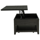 Payne 48-inch Mobile Lift Top Coffee Table Distressed Java