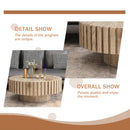 Modern Minimalist Circular Coffee Table 31.4''