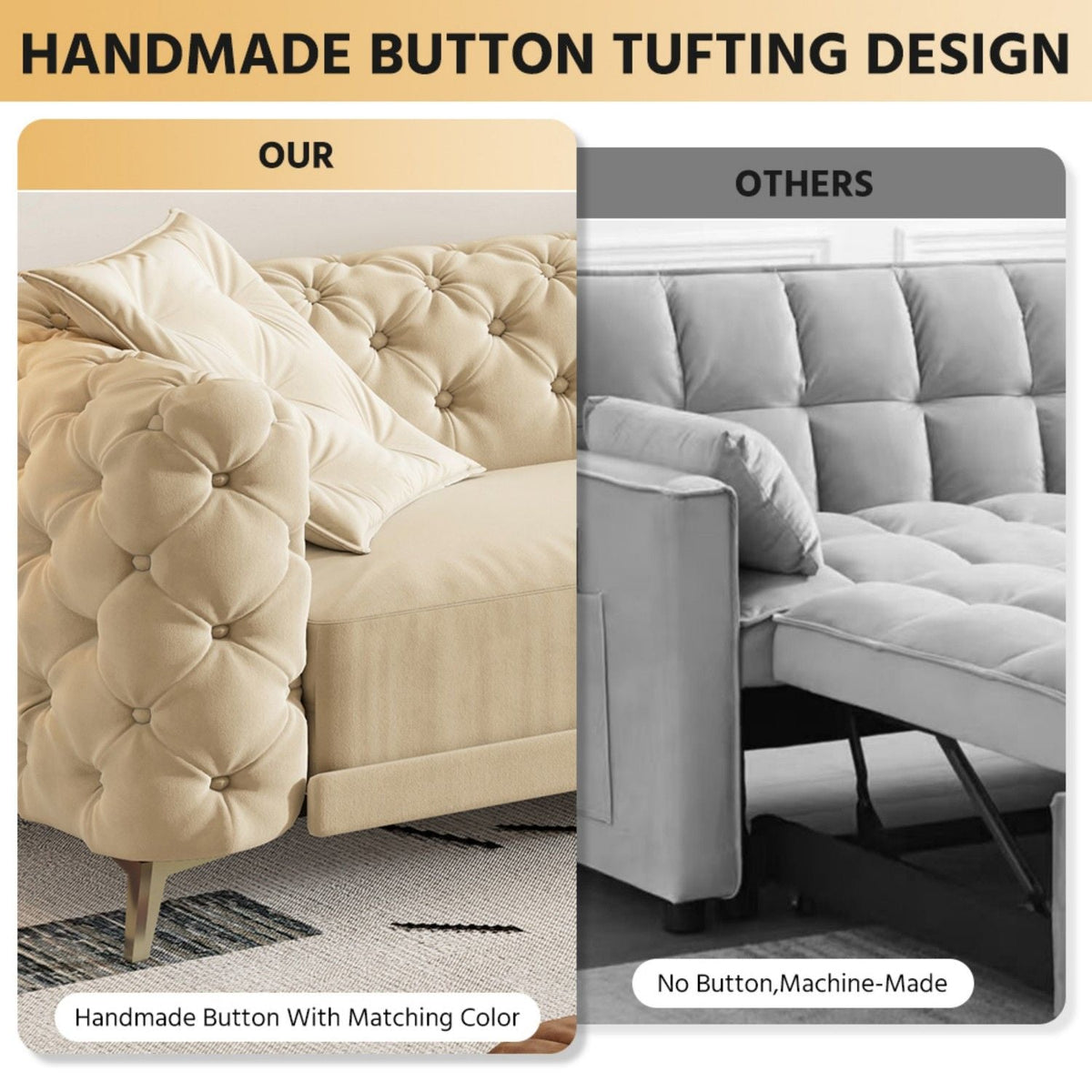 3-In-1 Convertible Sleeper Sofa, photo 19 of 40