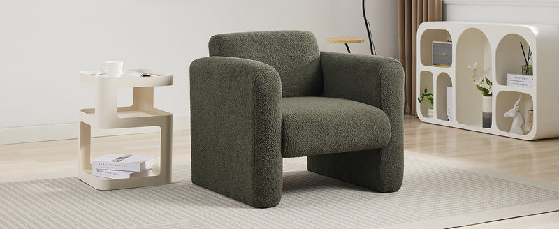 Walker Edison | Sherpa Modern Cloud Accent Chair