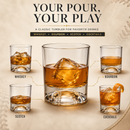 Baseball Whiskey Glass - 12oz