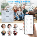Smart Digital Scale For Body Weight High Accuracy BMI Weight Scale Full Body Composition Analysis Sync with APP 4mm Tempered Glass 397LBS Capacity LCD
