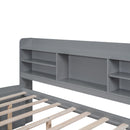 Captain Bed With Built In Bookshelves, 3 Storage Drawers, And Trundle