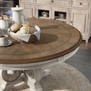Elegant Dining Set Round Table And Side Chairs by Unique Piece Furniture