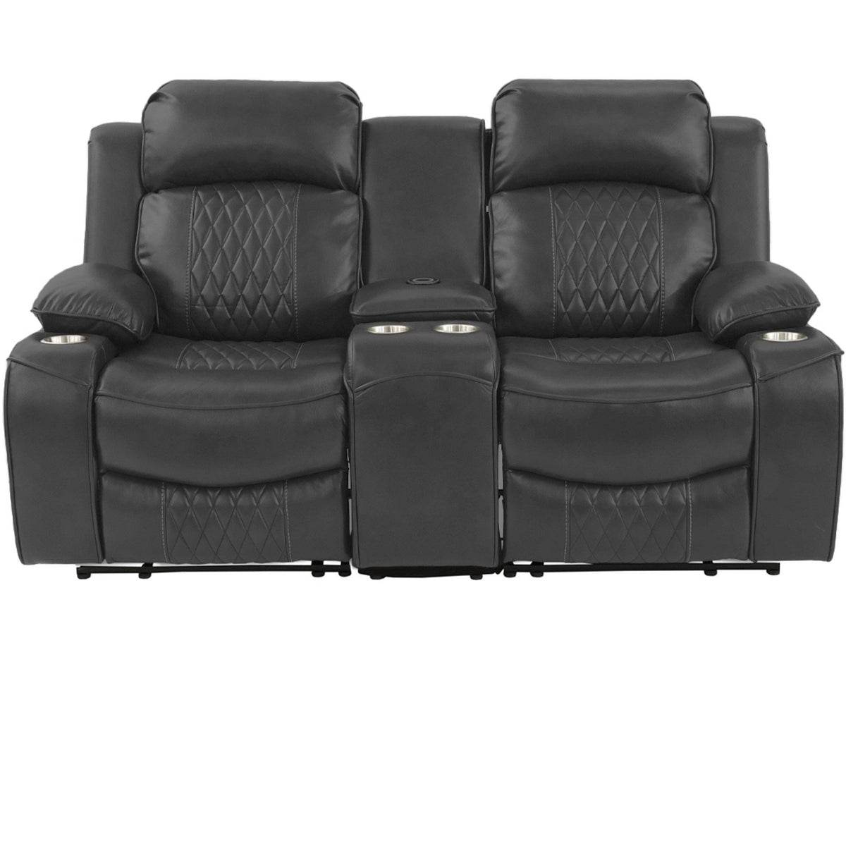 Power Motion Living Room Set With USB Port, Adjustable Headrest, Cup Holder, photo 12 of 28