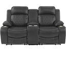 Power Motion Living Room Set With USB Port, Adjustable Headrest, Cup Holder by HouseOfZazla
