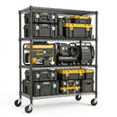 2640 LBS Industrial Metal 4 Tier Shelving