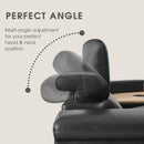 5-Seater Air Leather L-Shaped Powered Recliner Sofa Set with Motorized Lift Cabinet by HouseOfZazla