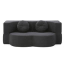 2-in-1 Folding Sofa Bed with Pillow