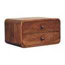 Curved Wall Mounted Bedside Nightstand by HouseOfZazla