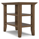Acadian - Narrow Side Table - Rustic Brown by HouseOfZazla