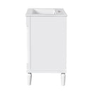 Bathroom Vanity With Top Sink, 2 Tier Storage Cabinet