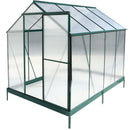 Polycarbonate house, Heavy Duty Outdoor Aluminum Walk-In House Kit With Rain Gutter, Vent And Door For Backyard Garden by HouseOfZazla