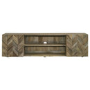 Jessie - 2 Door TV Stand - Brown by HouseOfZazla