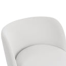 Barrel Chair With Built In Storage, 360° Swivel - Beige by HouseOfZazla