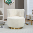 360 Degree Swivel Cuddle Barrel Accent Sofa Chair by Unique Piece Furniture