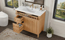 36" Bathroom Vanity with Sink, Solid Wood & MDF Cabinet by HouseOfZazla