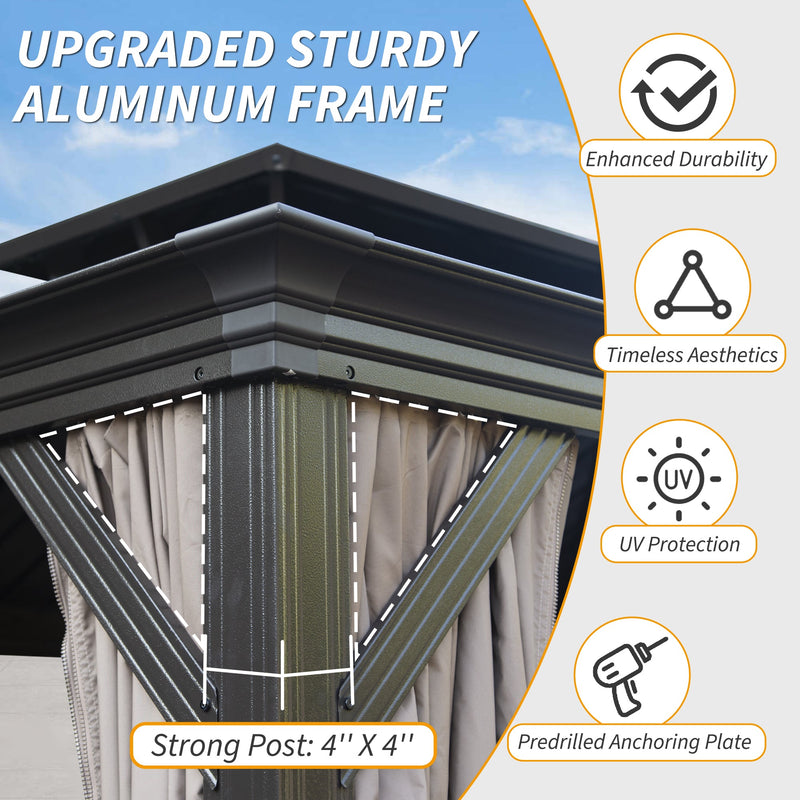 10' X 14' Hardtop Gazebo, photo 6 of 10