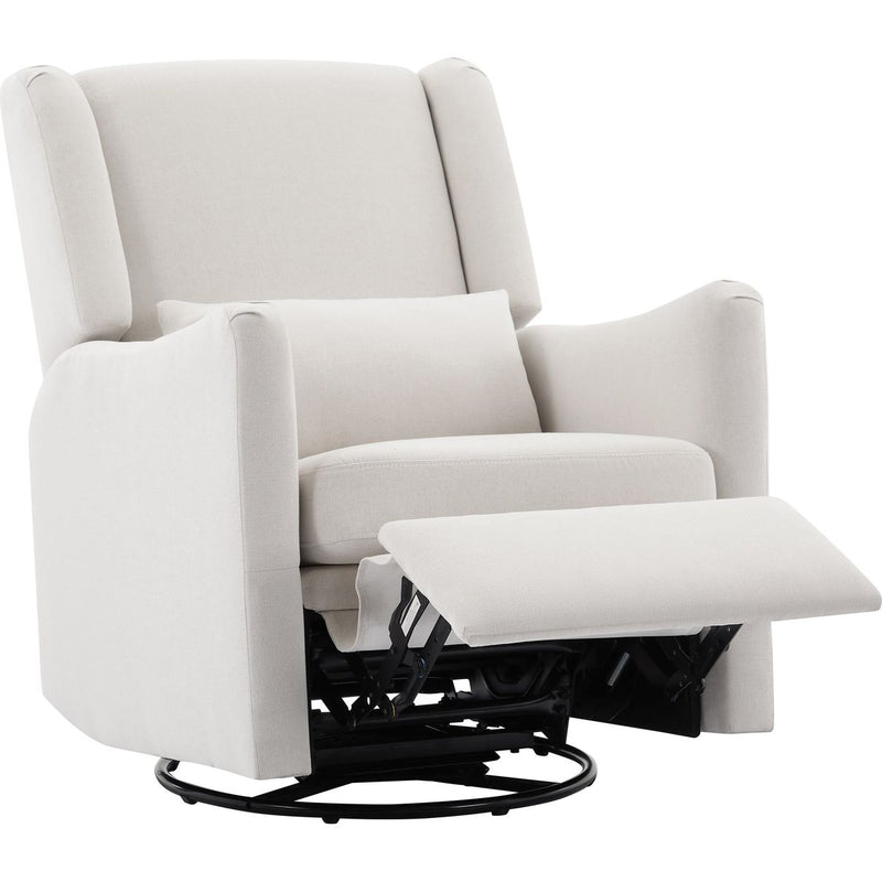 29.5'' Wide Wingback Swivel Rocker Recliner Chair, Glider Rocker Recliner, Rocking Chair Nursery for Living Room Bedroom Apartment,Linen,Beige