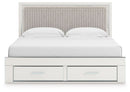 Zuraleus - Upholstered Panel Platform Storage Bed by Unique Piece Furniture